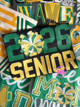 Load image into Gallery viewer, GREEN WAVE CHEER SENIOR TEE