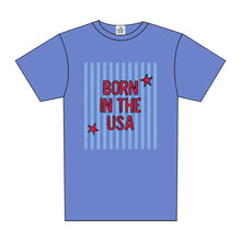 Load image into Gallery viewer, BORN IN THE USA STRIPES TEE