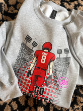 Load image into Gallery viewer, GO PIRATES FOOTBALL PLAYER CREWNECK