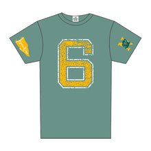 Load image into Gallery viewer, GREEN WAVE JERSEY NUMBER TEE