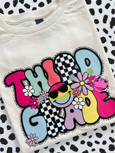 Load image into Gallery viewer, BACK TO SCHOOL GROOVY SMILE TEE