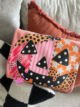 Load image into Gallery viewer, FAUX PATCHWORK PUMPKIN CREWNECK