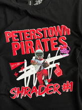 Load image into Gallery viewer, PIRATES CUSTOM FOOTBALL PLAYER PHOTO TEE