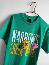 Load image into Gallery viewer, GREEN WAVE HELMET HEADLINE TEE (IN-STOCK)