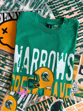 Load image into Gallery viewer, GREEN WAVE HELMET HEADLINE TEE (IN-STOCK)