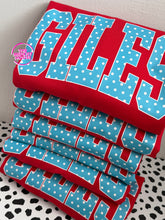 Load image into Gallery viewer, GILES VARSITY POLKA DOTS CREWNECK