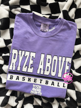 Load image into Gallery viewer, RYZE ABOVE BASKETBALL BOLD LINE TEE