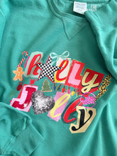 Load image into Gallery viewer, HOLLY JOLLY SCRAPBOOK CREWNECK