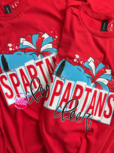 Load image into Gallery viewer, SPARTANS CHEER SKETCH TEE