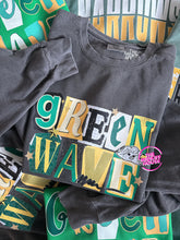 Load image into Gallery viewer, GREEN WAVE SCRAPBOOK CREWNECK
