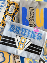 Load image into Gallery viewer, BRUINS DISTRESSED LINES LOGO TEE