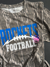 Load image into Gallery viewer, ROCKETS FOOTBALL ARCHED CAMO TEE
