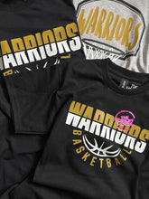 Load image into Gallery viewer, WARRIORS BASKETBALL HALF SPLIT TEE