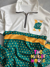 Load image into Gallery viewer, PRE-ORDER: GREEN WAVE PATTERN PULLOVER (TAT 4-6 WEEKS)