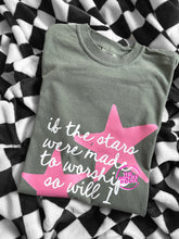 Load image into Gallery viewer, MADE TO WORSHIP STARS TEE