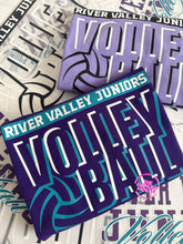 Load image into Gallery viewer, RVJ VOLLEYBALL CLASSIC OUTLINE TEE