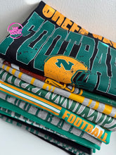 Load image into Gallery viewer, GREEN WAVE FOOTBALL BOLD TEE
