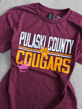 Load image into Gallery viewer, COUGARS RETRO BLOCK TEE