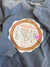 Load image into Gallery viewer, HOME BODY CROSS STITCH CREWNECK