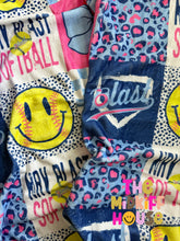 Load image into Gallery viewer, NRV BLAST SOFTBALL PATCHES BLANKET