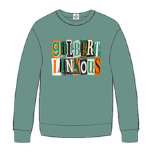 Load image into Gallery viewer, FUNDRAISER: GILBERT LINKOUS SCRAPBOOK CREWNECK (EXP IN-STOCK 10/2/26-10/9/26)