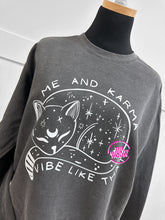 Load image into Gallery viewer, KARMA IS A CAT CREWNECK