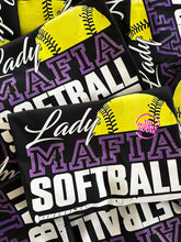 Load image into Gallery viewer, MAFIA SOFTBALL GRUNGE TEE