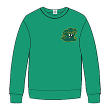 Load image into Gallery viewer, GREEN WAVE WIDE OUT CREWNECK