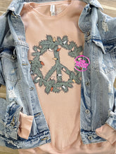Load image into Gallery viewer, PEACE SIGN WREATH CREWNECK