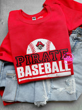 Load image into Gallery viewer, PIRATE BASEBALL GRUNGE CREWNECK