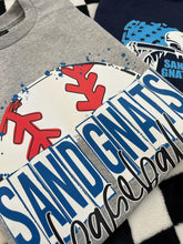Load image into Gallery viewer, SAND GNATS BASEBALL SKETCH TEE