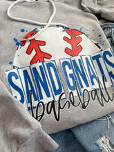 Load image into Gallery viewer, SAND GNATS BASEBALL SKETCH HOODIE