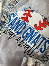 Load image into Gallery viewer, SAND GNATS BASEBALL SKETCH LONG SLV