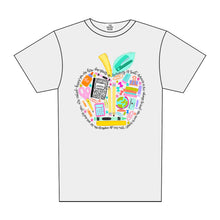 Load image into Gallery viewer, SCHOOL SUPPLIES APPLE TEE