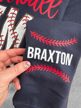 Load image into Gallery viewer, BASEBALL MAMA HOODIE