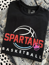 Load image into Gallery viewer, THROWBACK SPARTANS BASKETBALL TEE