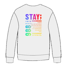 Load image into Gallery viewer, STAY CREWNECK WHITE