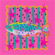 Load image into Gallery viewer, PREPPY FISH STRIPES TEE