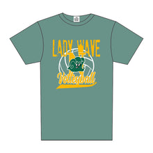 Load image into Gallery viewer, LADY WAVE VOLLEYBALL VINTAGE STAMP TEE
