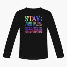 Load image into Gallery viewer, YOU MATTER LONG SLV (BLACK)