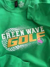Load image into Gallery viewer, GREEN WAVE GOLF SPRAY CREWNECK