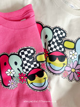 Load image into Gallery viewer, BACK TO SCHOOL GROOVY SMILE TEE