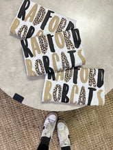 Load image into Gallery viewer, SALE! BOBCATS LEOPARD STAMP TEE