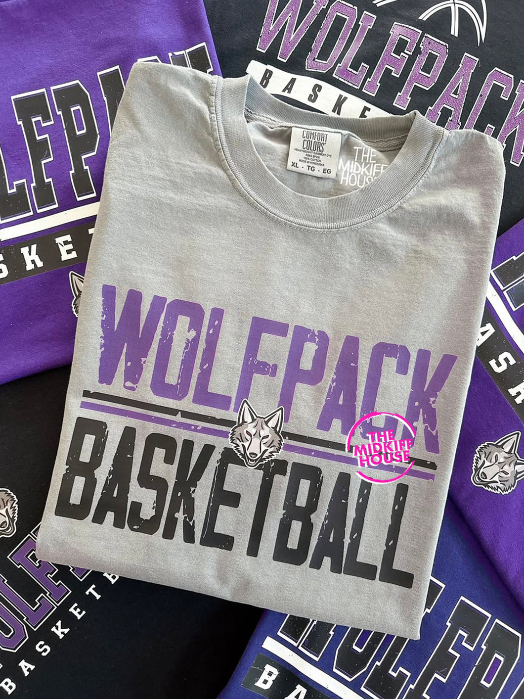 WOLFPACK RETRO BLOCK TEE