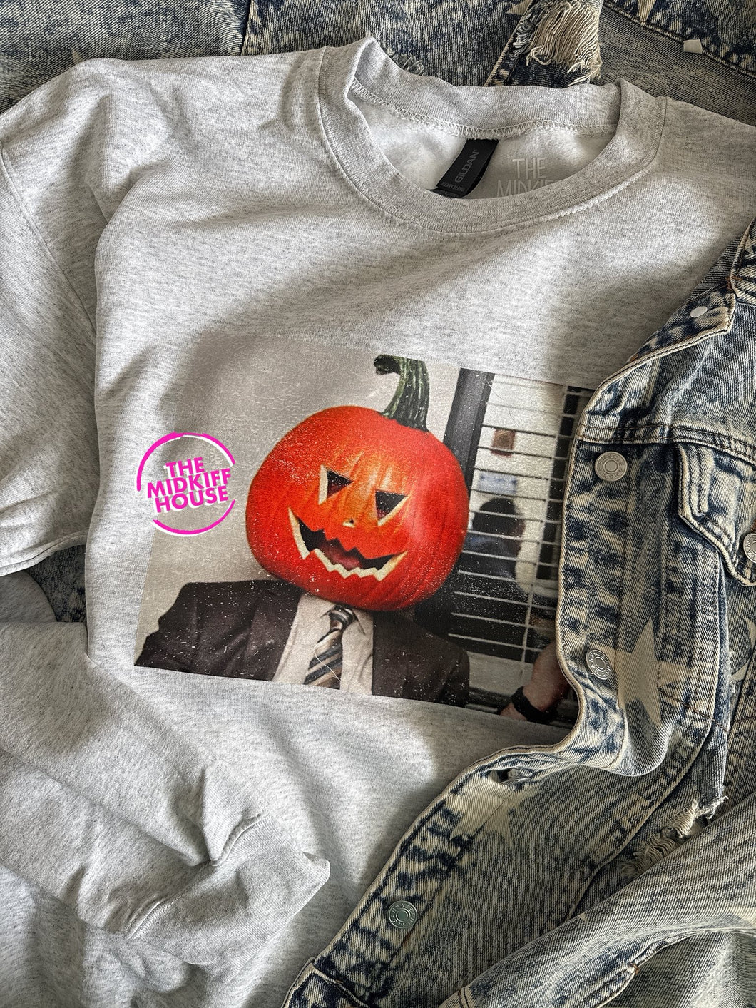 PUMPKIN HEAD CREWNECK