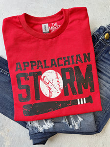 APPALACHIAN STORM BASEBALL TEE