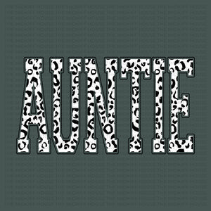 AUNTIE WHITE LEOPARD TEE