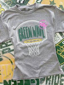 GREEN WAVE NET TEE