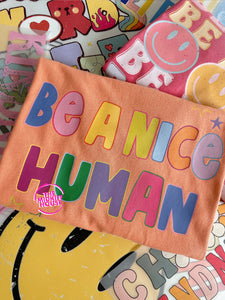 BE A NICE HUMAN TEE
