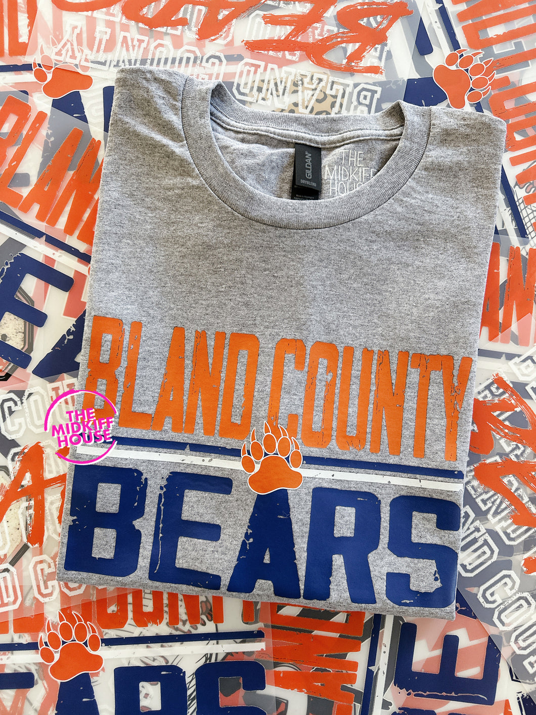 SALE! BEARS RETRO BLOCK TEE
